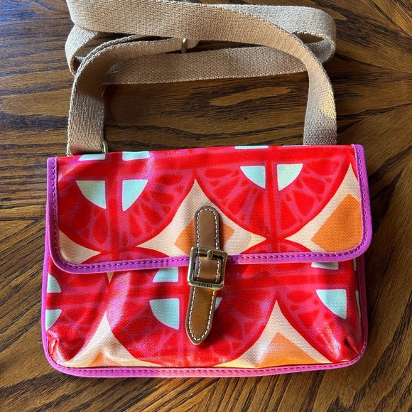Fossil Handbags - Fossil Crossbody / Shoulder Bag – Bright Geometric Print